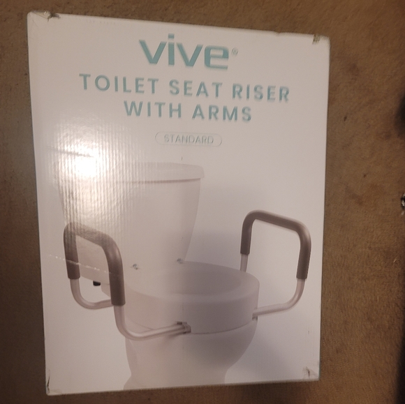 vive Bath Toilet Seat Riser With Arms Poshmark